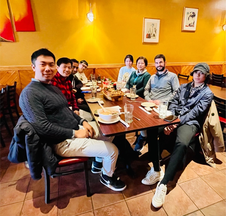 Bing Li Research Lab team lunch
