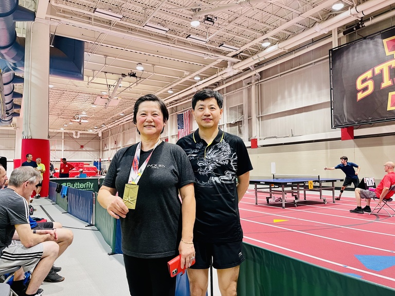 Yuan Hua Championship Women Singles of Table Tennis at the 2022 Iowa State Games of America